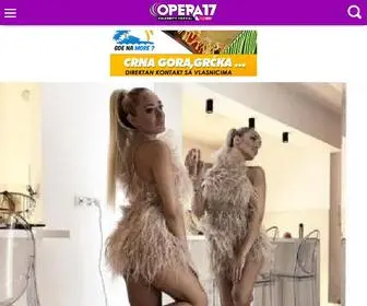 Opera17.rs(PRVI SRPSKI CELEBRITY INTERNET TABLOID) Screenshot