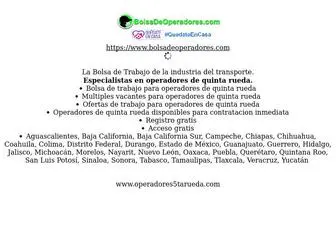 Operadores5Tarueda.com(Www) Screenshot