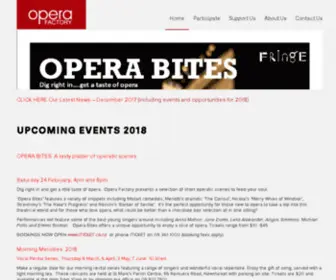 Operafactory.com(Fringe Opera) Screenshot