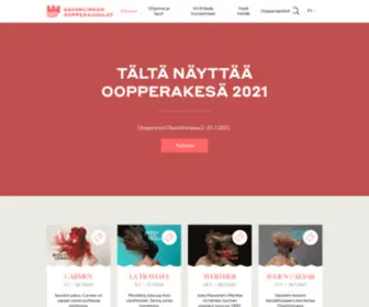 Operafestival.fi(Savonlinnan Oopperajuhlat) Screenshot