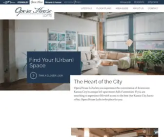 Operahouseloftskc.com(Opera House Lofts KC) Screenshot