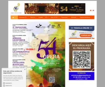 Operalaspalmas.org(Amigos Canarios de la Opera) Screenshot