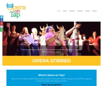 Operaontap.org(Opera on Tap) Screenshot