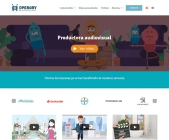 Operary.es(Productora audiovisual. Animación & Creatividad) Screenshot
