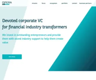 Operatechventures.com(Opera Tech Ventures) Screenshot