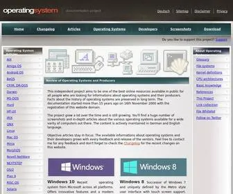 Operating-SYstem.org(Documentation of Operating Systems and Producers) Screenshot