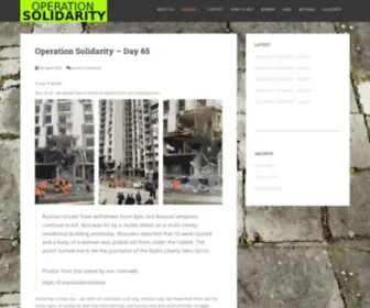 Operation-Solidarity.org(Horizontal volunteer organization in Ukraine) Screenshot