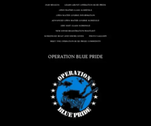 Operationbluepride.org(OPERATION BLUE PRIDE) Screenshot