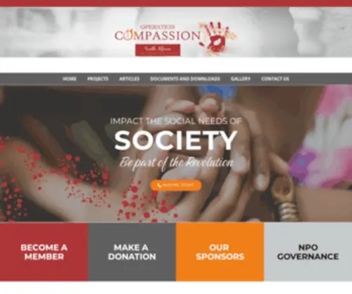 Operationcompassion.co.za(Operation Compassion) Screenshot