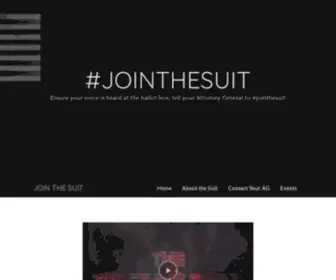 Operationjointhesuit.com(JOIN THE SUIT) Screenshot