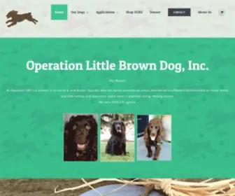 Operationlbd.com(Operation Little Brown Dog) Screenshot