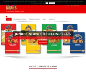 Operationmaths.ie(Operation Maths) Screenshot