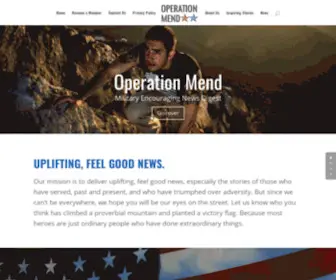 Operationmend.org(Operation MEND Our mission) Screenshot