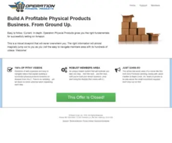 Operationphysicalproducts.com(Rapid Crush) Screenshot