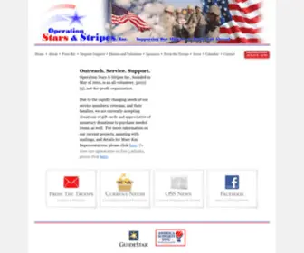 Operationstarsandstripes.org(Operation Stars & Stripes) Screenshot