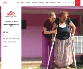 Operationwalk.org(Operation Walk) Screenshot