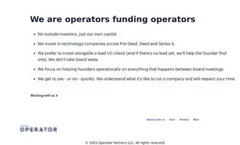 Operatorpartners.com(Operator Partners) Screenshot