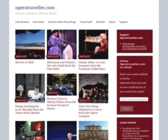 Operatraveller.com(Operatic wanderer) Screenshot