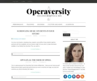 Operaversity.com(Operaversity) Screenshot