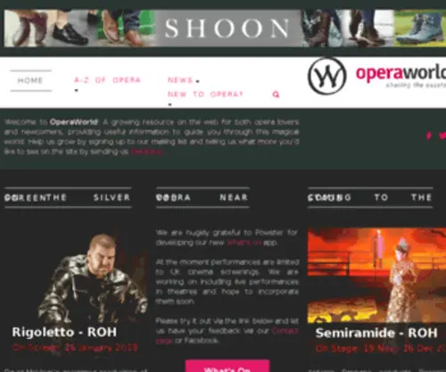 Operaworld.net(Operaworld) Screenshot