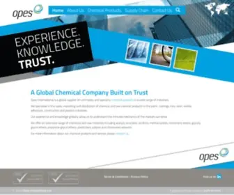 Opeslimited.com(A Global Company Built on Trust. Opes International) Screenshot