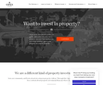 Opespartners.co.nz(We are a property investment company) Screenshot