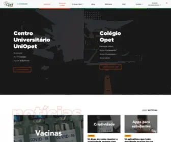 Opet.com.br(Grupo Educacional Opet) Screenshot