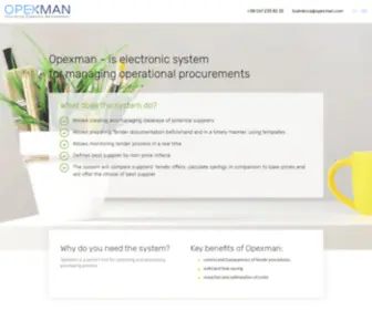 Opexman.com(OpEx Management) Screenshot