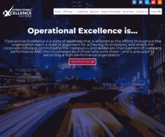 Opexsociety.org(Operational Excellence Society) Screenshot