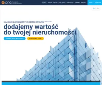 OPG.com.pl(OPG Property Professionals) Screenshot