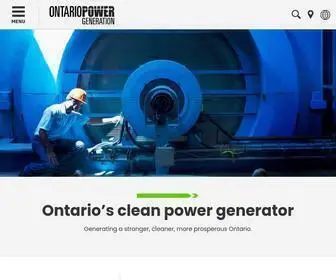 OPG.com(Ontario Power Generation) Screenshot