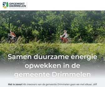 Opgewektdrimmelen.nl(Opgewekt Drimmelen) Screenshot