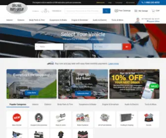 Opgi.com(Chevelle Parts & Classic GM Restoration Parts @) Screenshot
