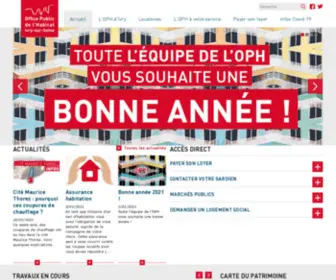 OPH-Ivry.fr(Coop'Ivry Habitat) Screenshot