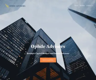 Ophde.com(Ophde Advisors LLC) Screenshot