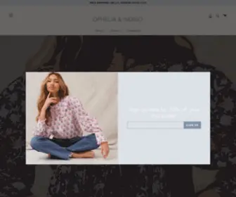 Opheliaandindigo.com(OPHELIA & INDIGO) Screenshot