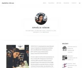 Ophelieveron.com(Ophélie) Screenshot