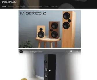 Ophidian.co.uk(Award winning British built loudspeakers) Screenshot