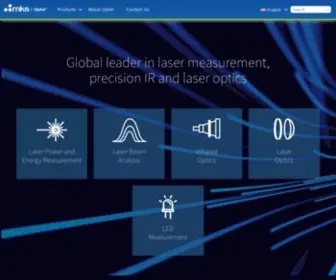 Ophiropt.com(Laser Power Meter) Screenshot