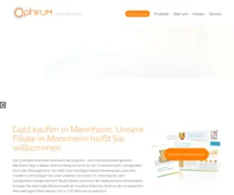 Ophirum-Mannheim.de(Ophirum Filiale Mannheim) Screenshot