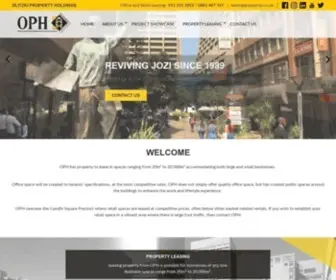 Ophprop.co.za(Johannesburg CBD Office and Shop Rentals) Screenshot