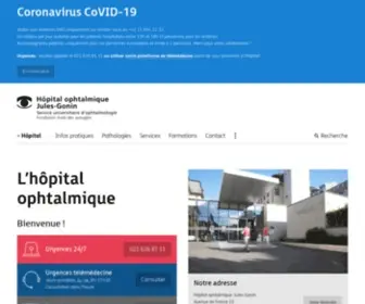 Ophtalmique.ch(L'hôpital ophtalmique) Screenshot