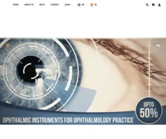 Ophthalmicmart.com(Buy, Sell and Rent Ophthalmic Equipment) Screenshot