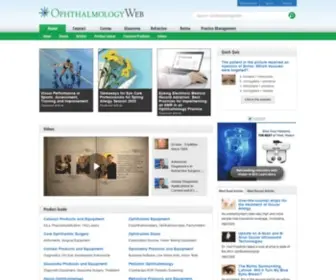 Ophthalmologyweb.com(The Ultimate Resource for Ophthalmologists) Screenshot