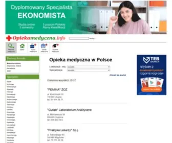 Opiekamedyczna.info(Opieka medyczna w Polsce) Screenshot