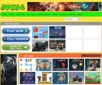 Opiga.com(Play Free Games) Screenshot