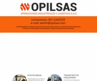 Opilsas.com(Alquiler de montacargas) Screenshot