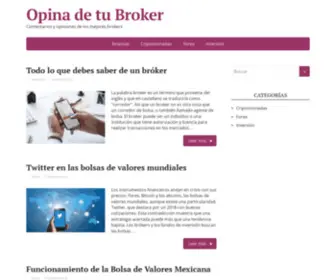 Opinadetubroker.com(Opina de tu Broker) Screenshot