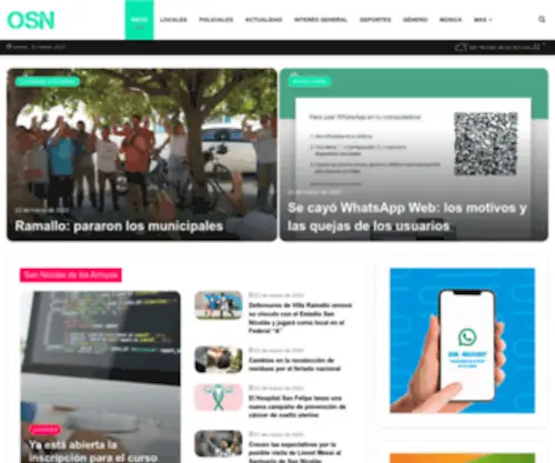 Opinandosannicolas.ar(Noticias de San Nicolás) Screenshot