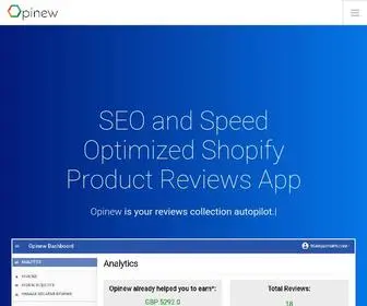 Opinew.com(Import Product Reviews to Your Shopify Store) Screenshot